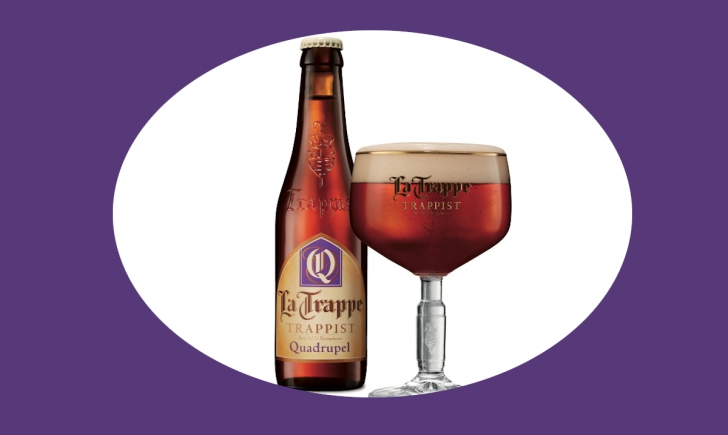 La Trappe Quadrupel glas en flesje